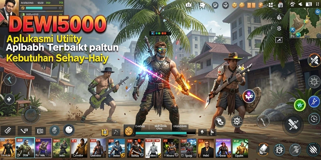 Tampilan antarmuka DEWI5000 yang simpel dan mudah digunakan.