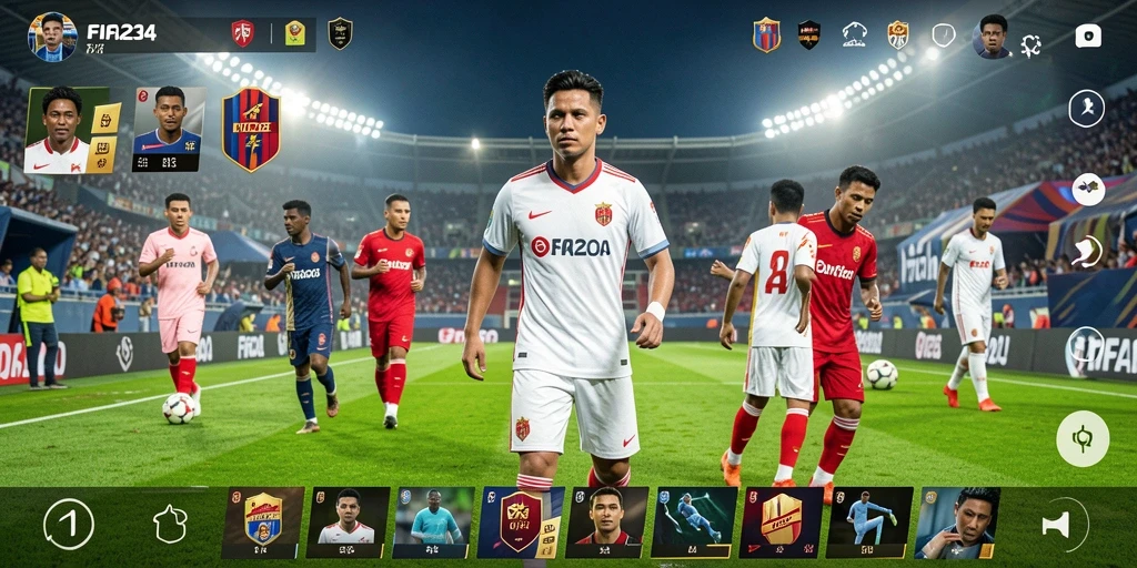 Tampilan antarmuka yang intuitif dari FIFA234 yang menonjol.