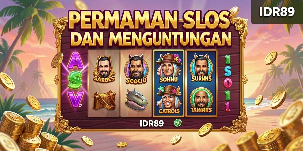 Tampilan gameplay IDR89 yang menampilkan slot yang menarik.