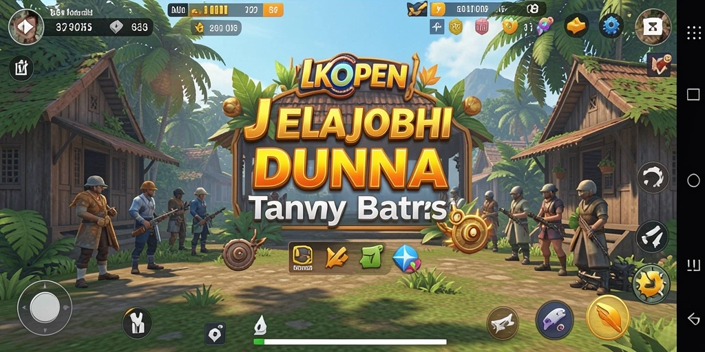 Screenshot LKOPEN menampilkan eksplorasi dunia terbuka yang menawan.