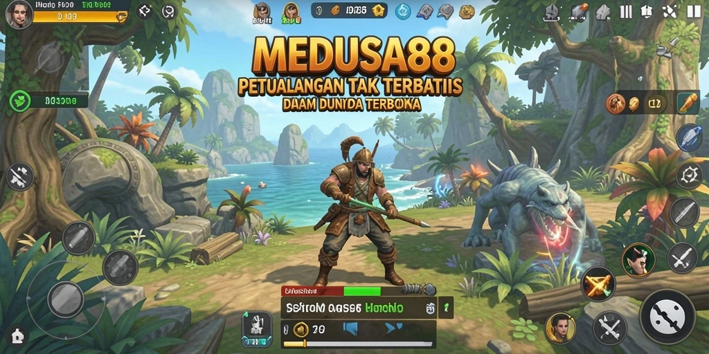 Tampilan gameplay yang menakjubkan dalam dunia terbuka.