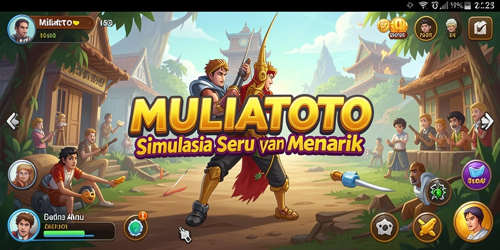 Tampilan gameplay menarik dari MULIATOTO yang penuh aksi.