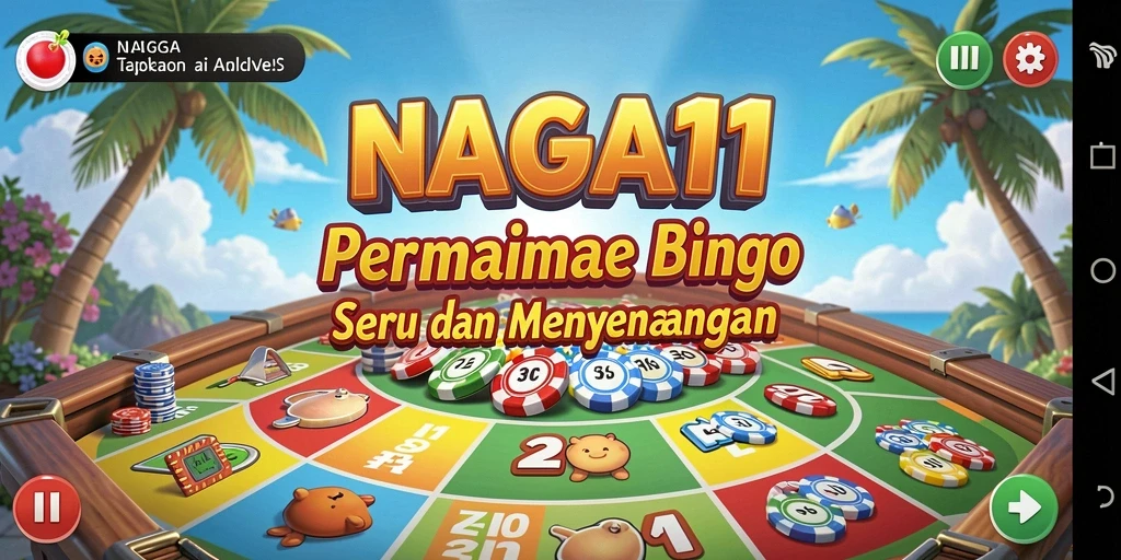 Tampilan Screenshot NAGA11 menampilkan keseruan gameplay Bingo.