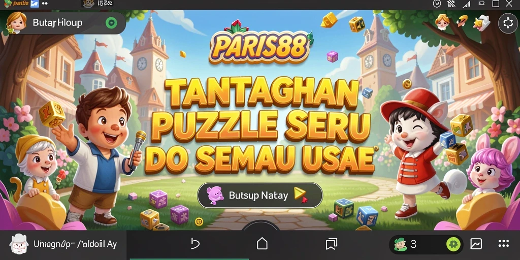 Tampilan gameplay PARIS88 yang menarik dan penuh warna.
