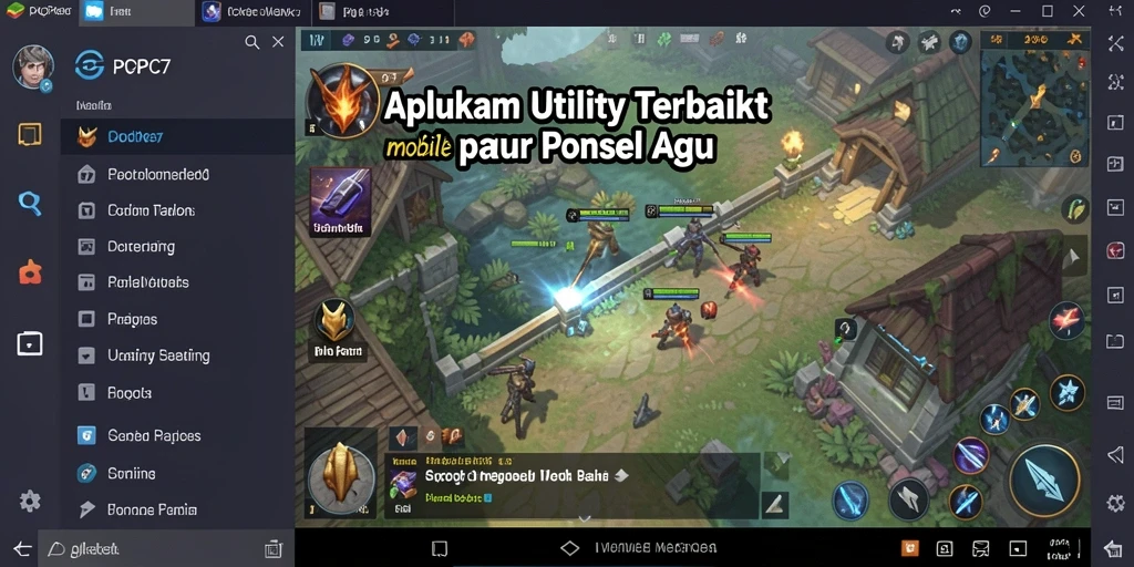 Screenshot utama PCPC7 menunjukkan antarmuka pembersihan yang efisien.