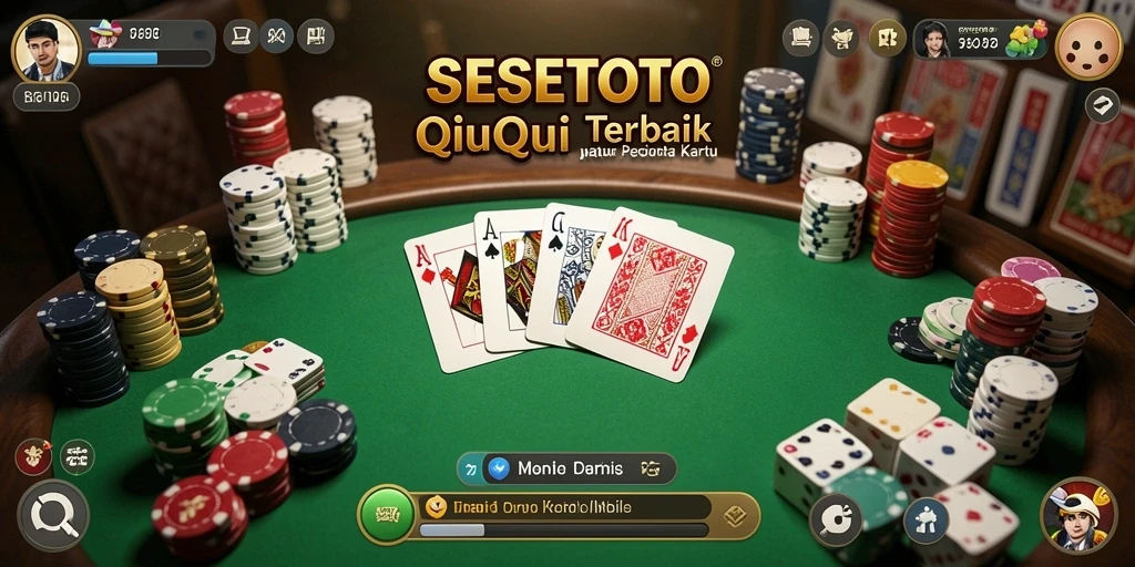 Gameplay seru dan menegangkan di SESETOTO saat bermain QiuQiu.