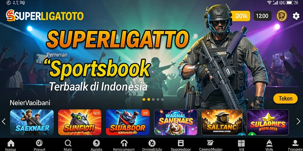 Tampilan antarmuka SUPERLIGATOTO yang menarik dan intuitif.