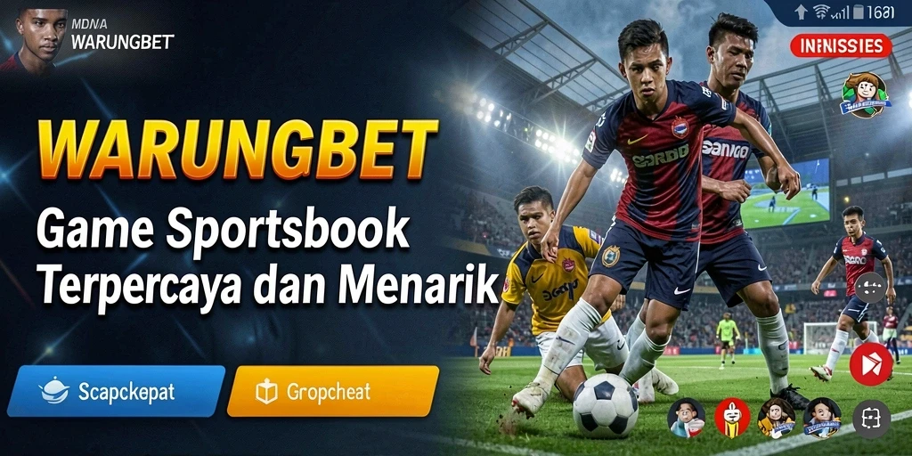 Tampilan utama gameplay Sportsbook yang menarik dan interaktif.