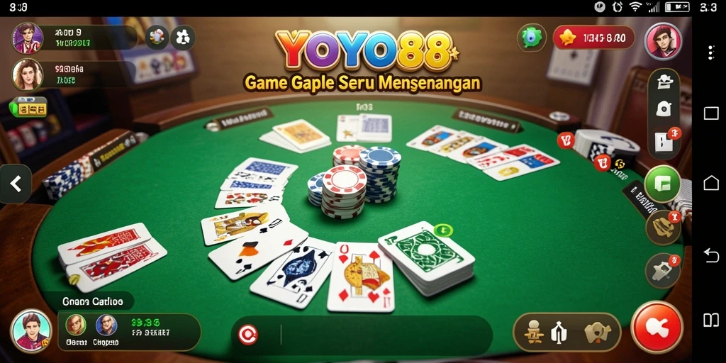 Tampilan gameplay seru dan interaktif di YOYO88.
